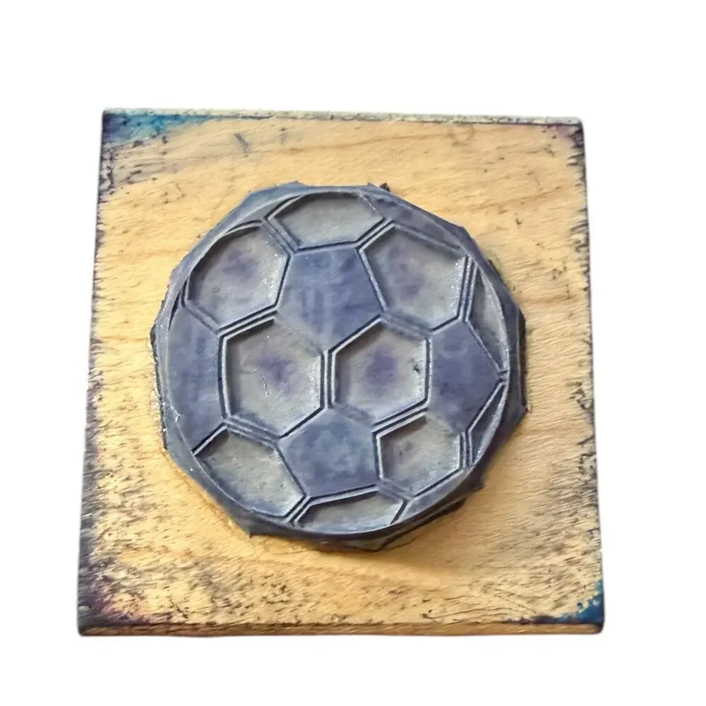 Great Impressions Vintage 1989 Soccer Ball Rubber Stamp